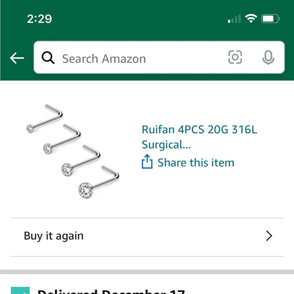 Ruifan Nose Ring - Picture 7 of 7